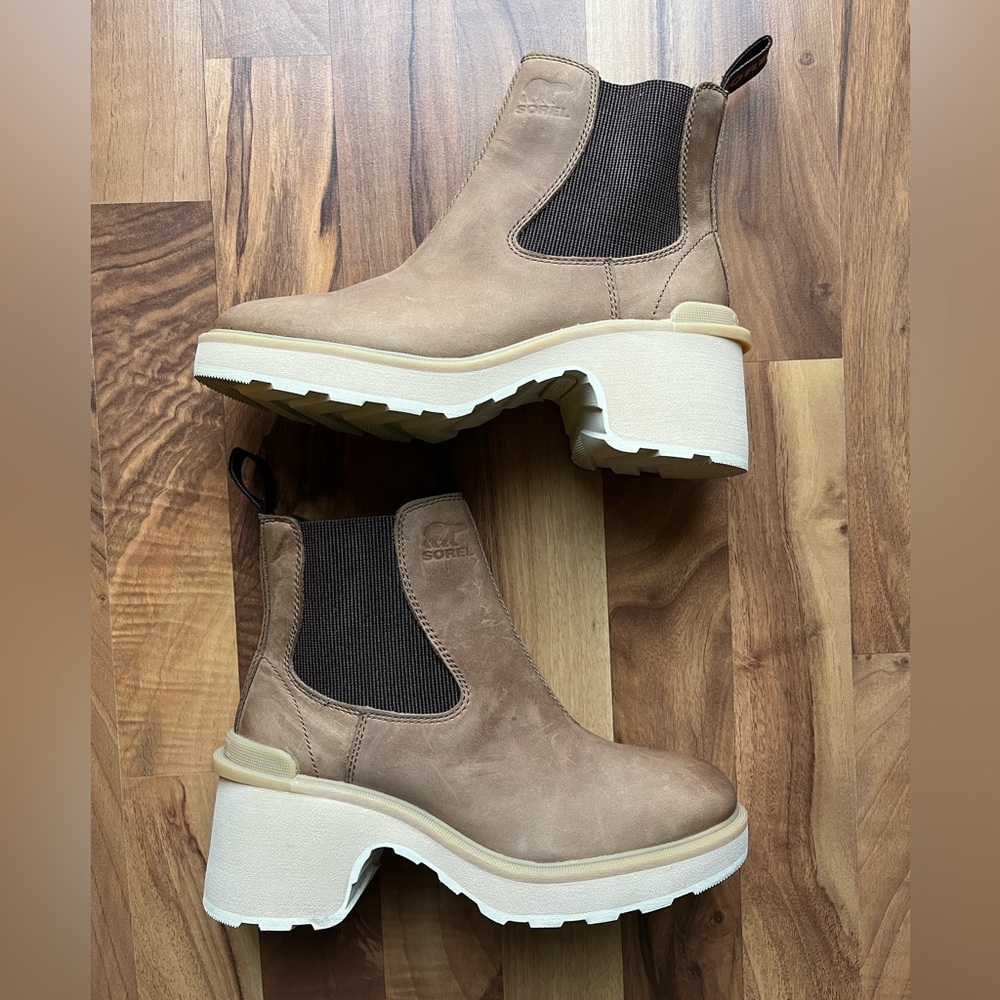 Sorel Womens Hi-line Heel Chelsea Boots